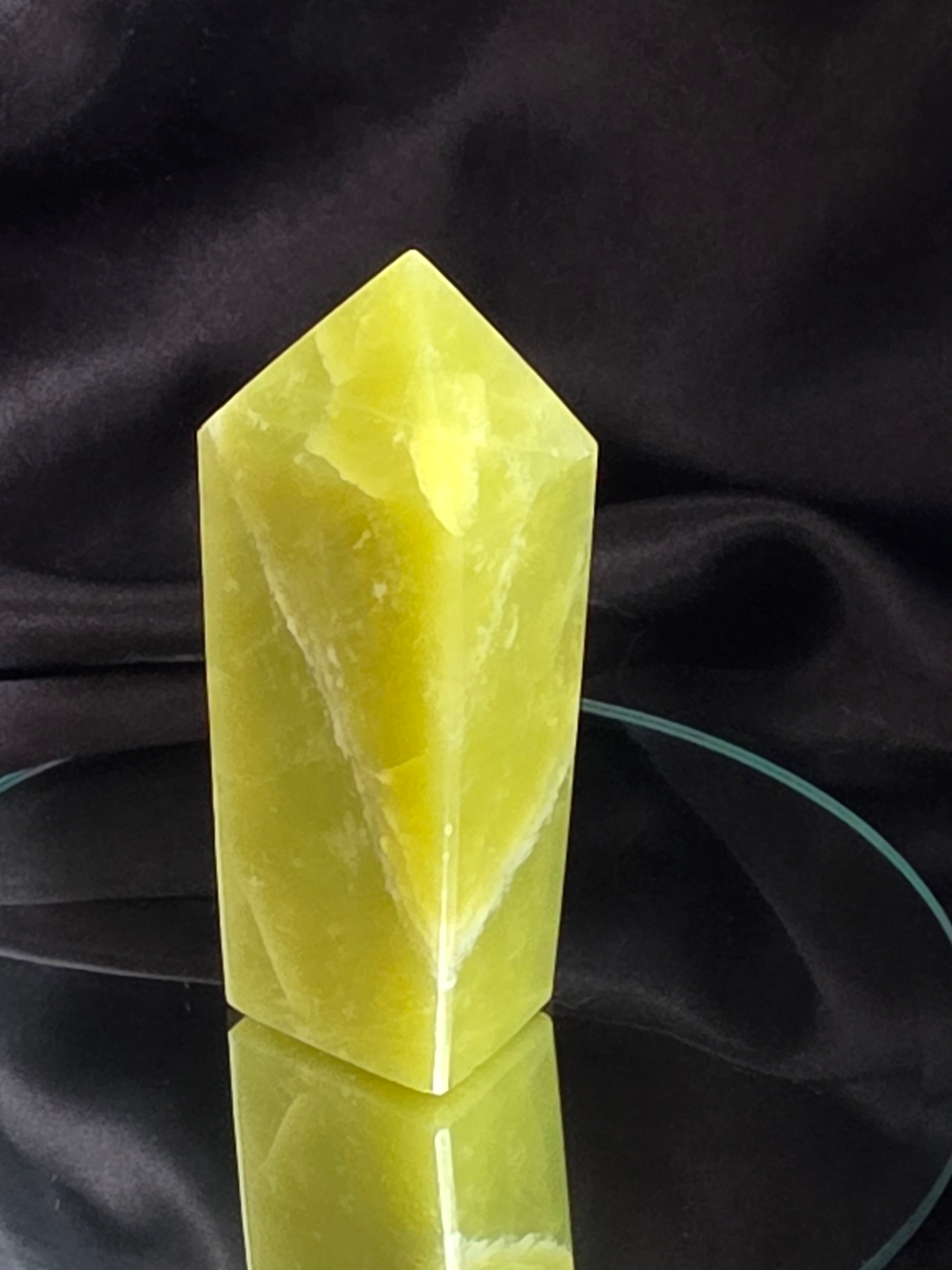 Olive Green Jade tower